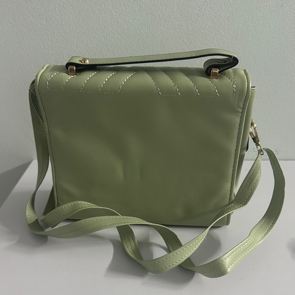 Green Quilted Women's Bag - Picture 3 of 4